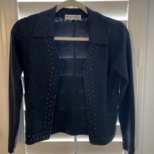 Valerie Stevens Petites Merino Wool Sweater